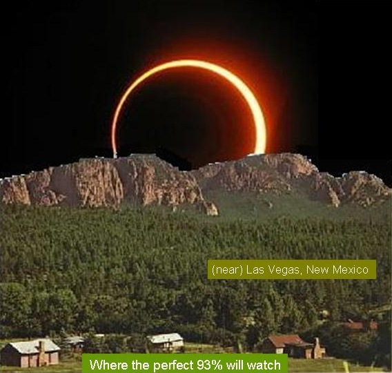 Watch the May 20 solar eclips in LAS VEGAS, NEW MEXICO